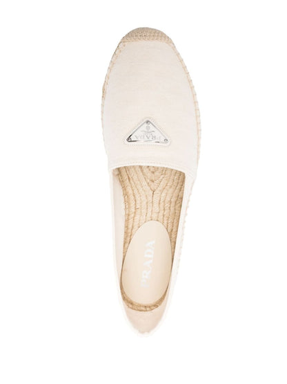 Logo cotton espadrilles