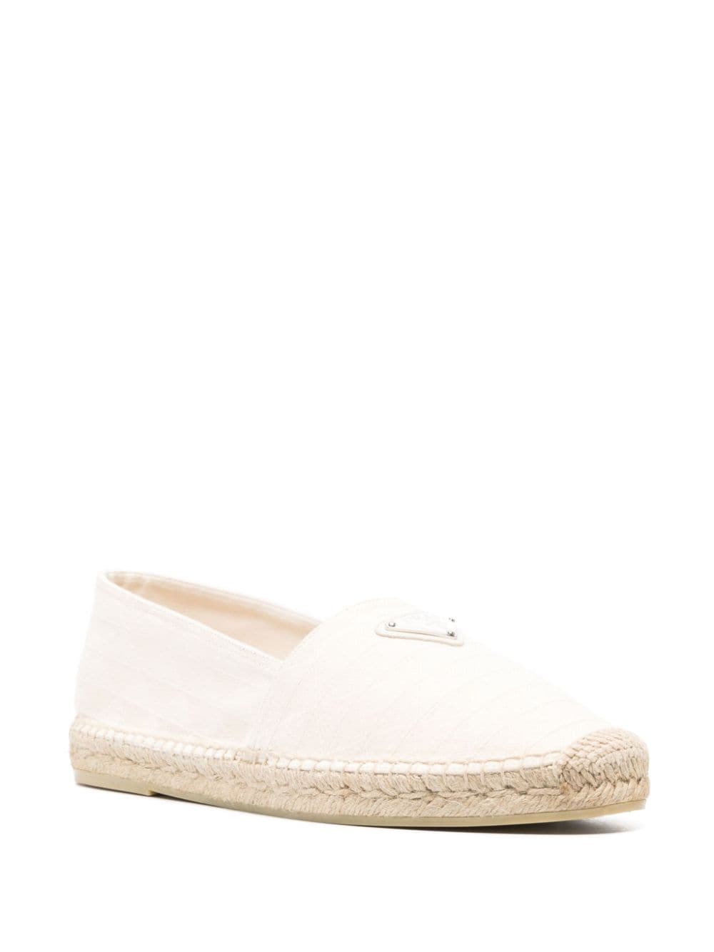 Logo cotton espadrilles