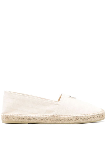 Logo cotton espadrilles