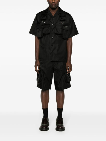 Re-nylon short sleeves shirt