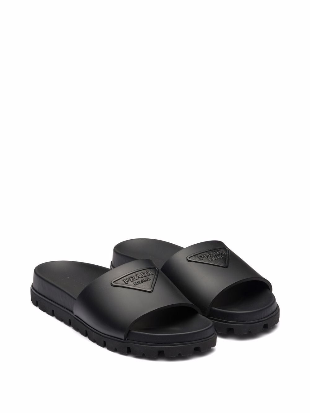 Rubber slider sandals