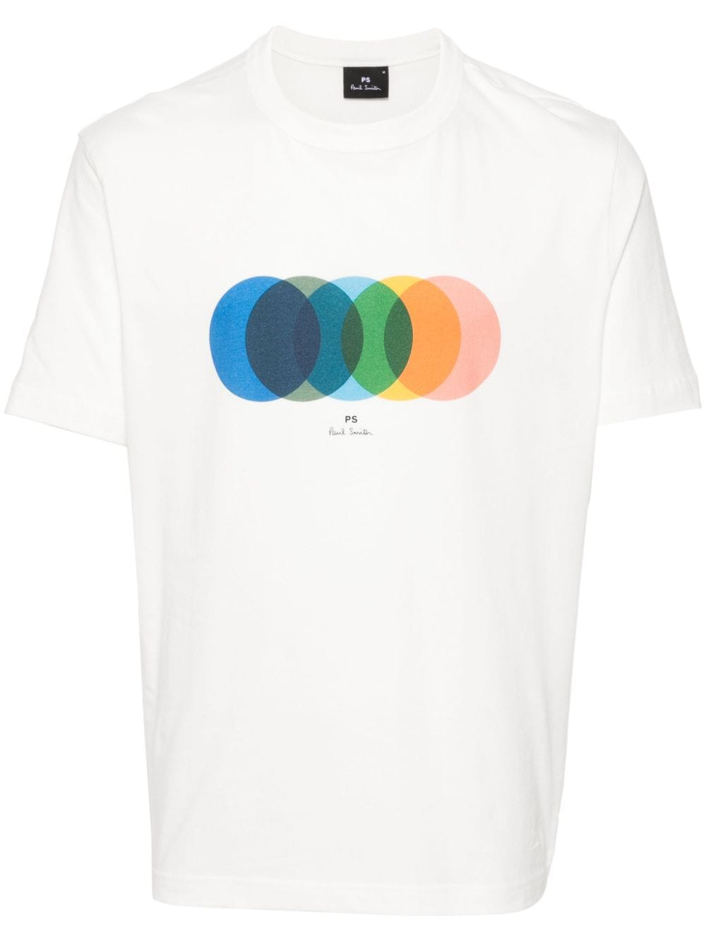 Circles print cotton t-shirt