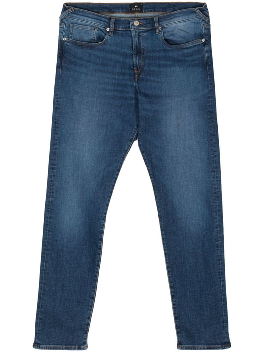 Tapered fit denim jeans