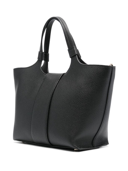 Grand vivier choc mini leather tote bag