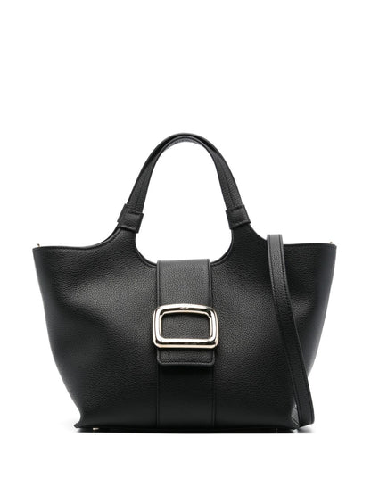 Grand vivier choc mini leather tote bag