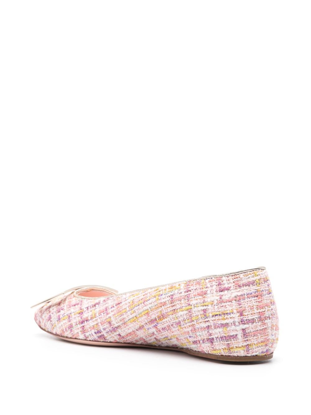 Trompette knitted ballet flats