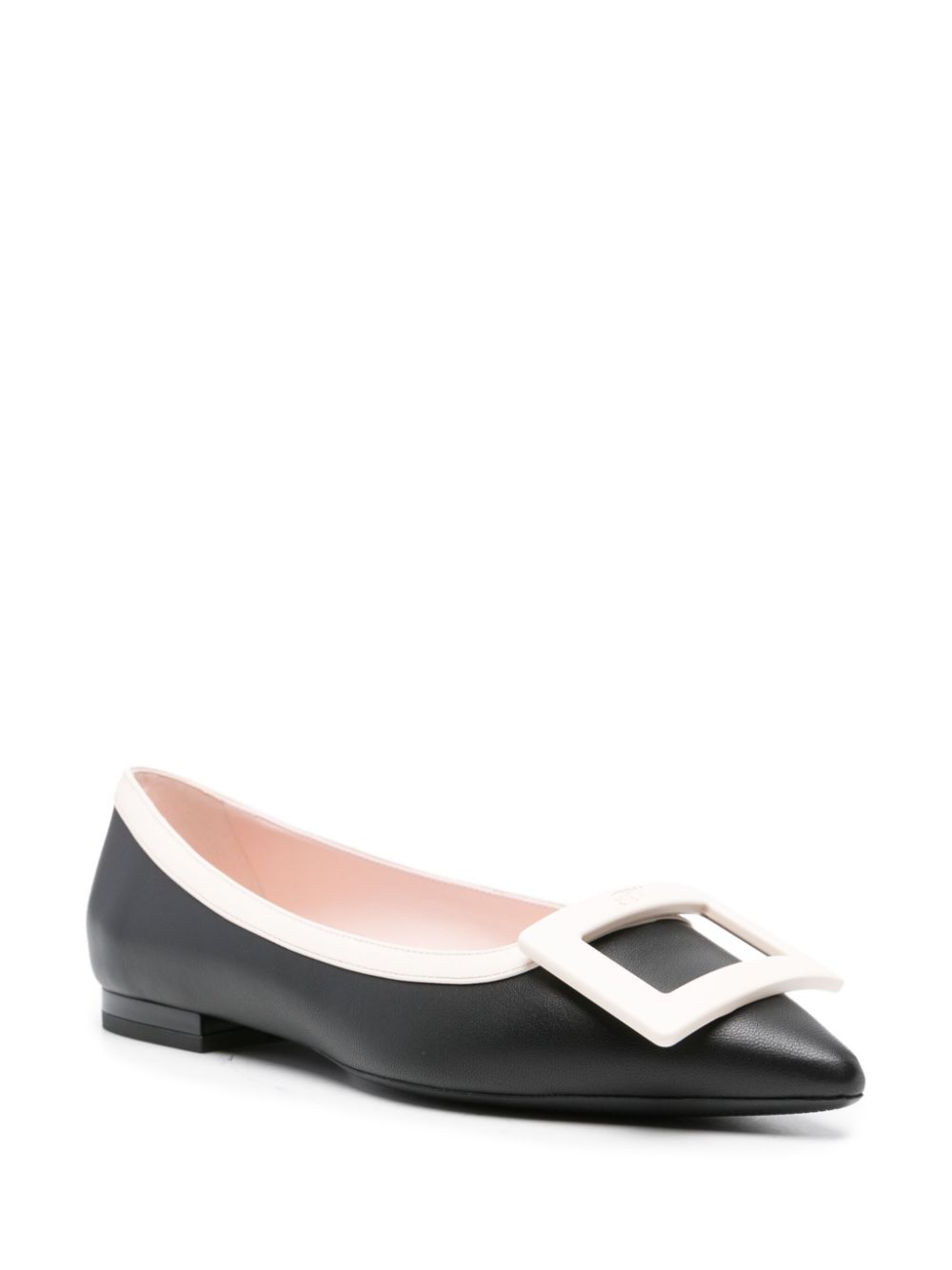 Gommettine leather ballet flats