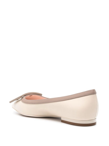 Gommettine leather ballet flats