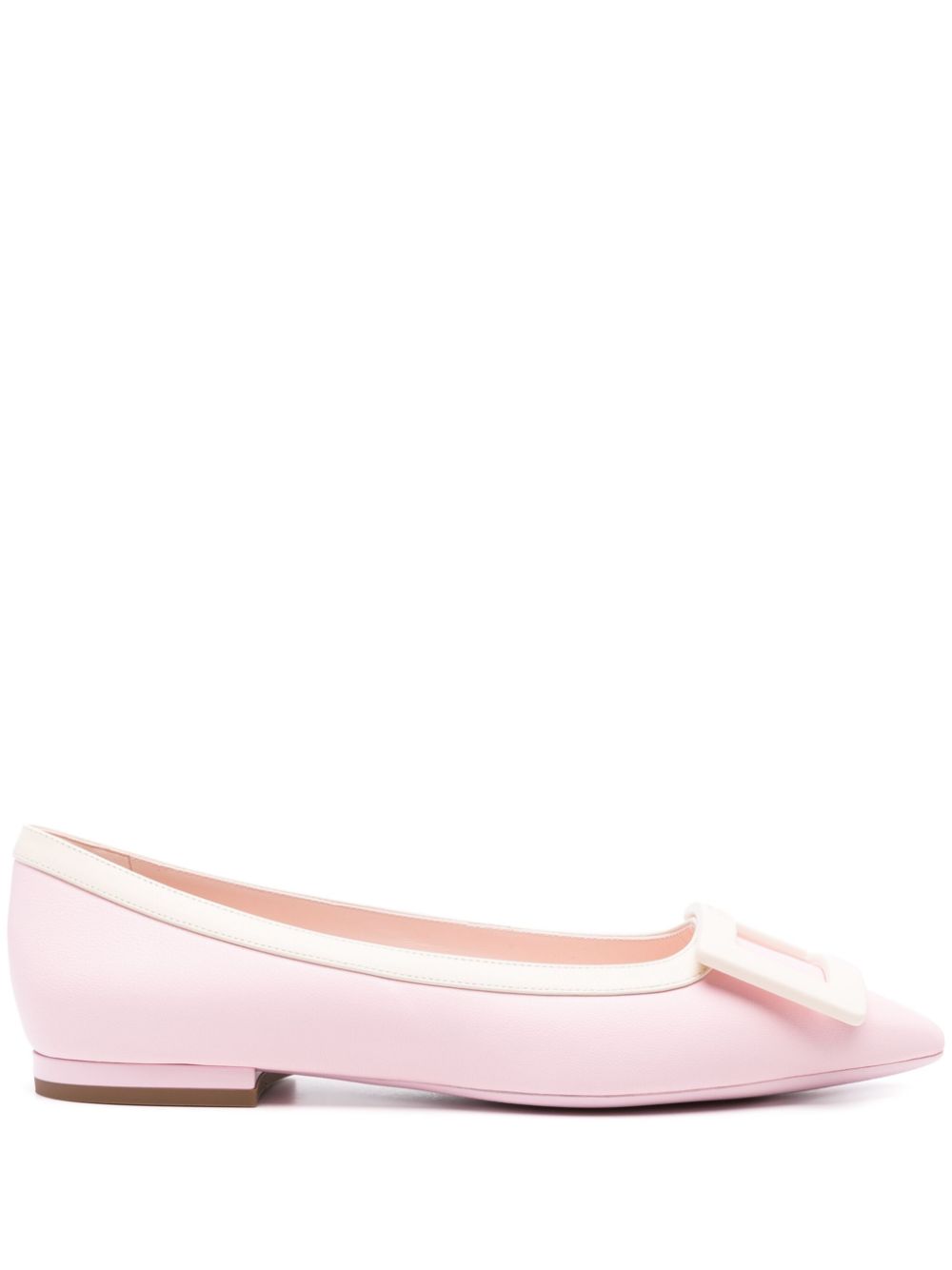 Gommettine leather ballet flats