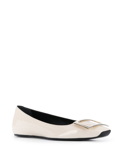 Trompette leather ballet flats