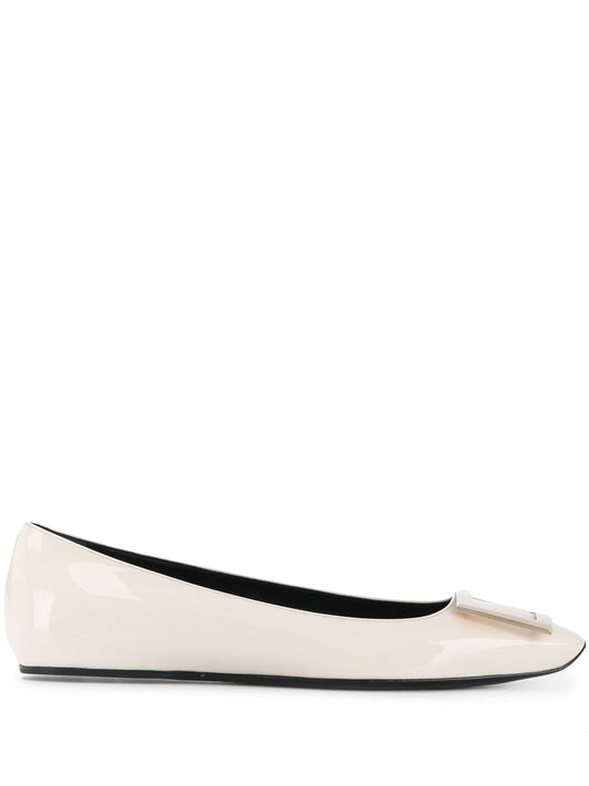 Trompette leather ballet flats