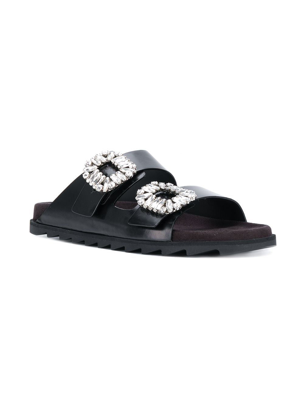 Slidy viv leather sandals