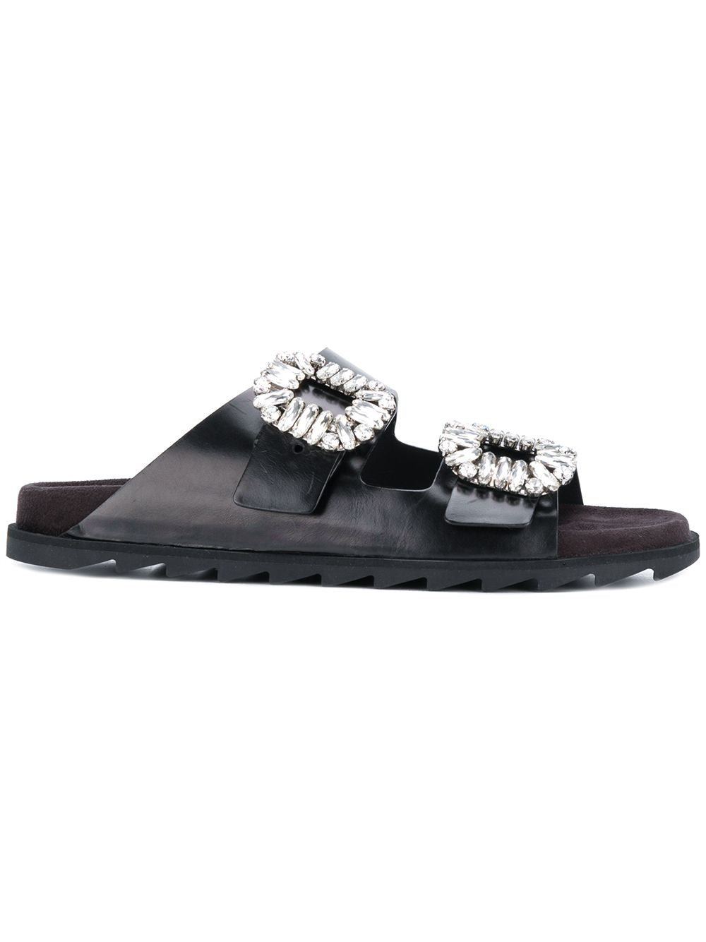 Slidy viv leather sandals