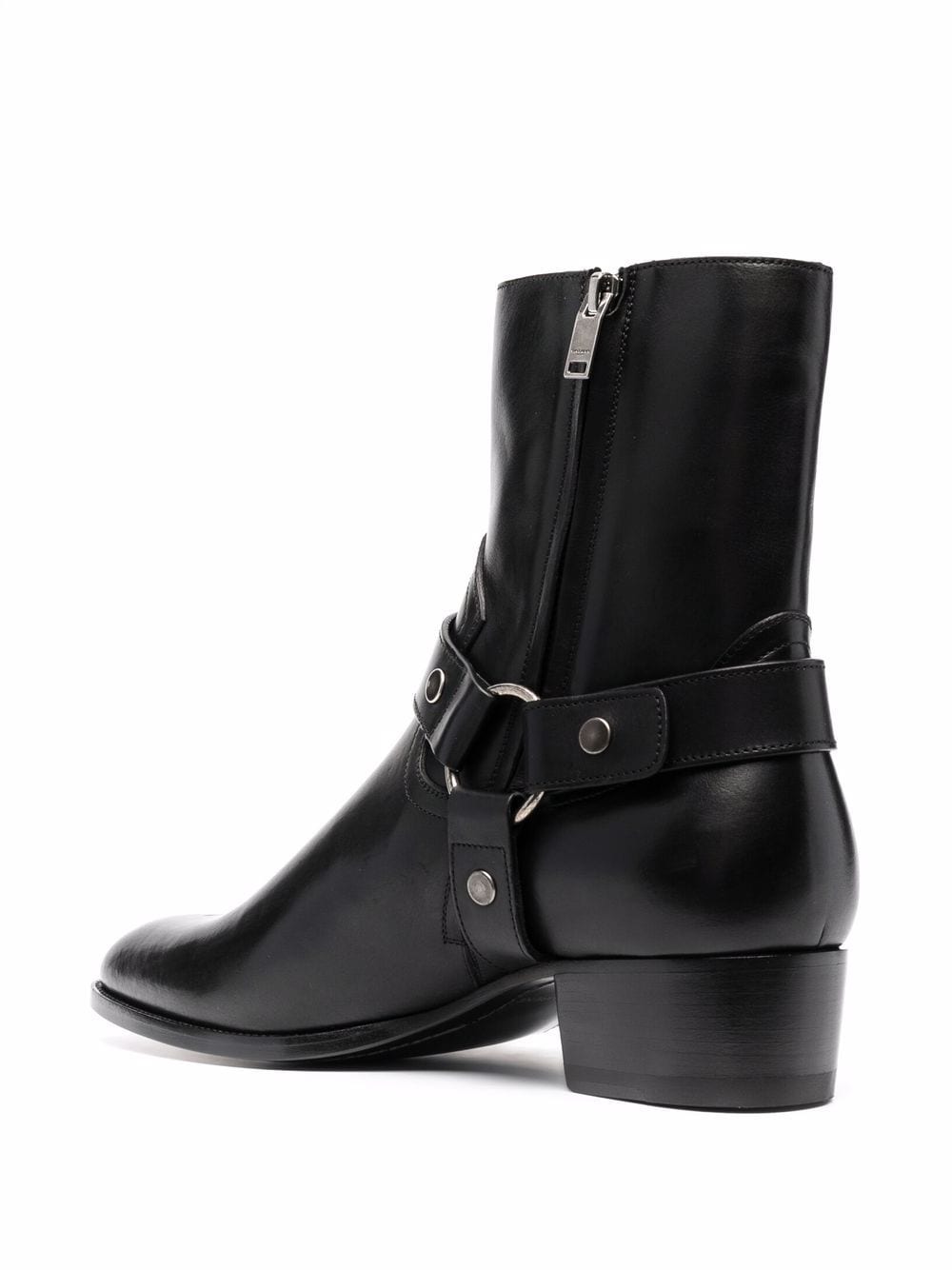 Wyatt 40 harness leather ankle boots