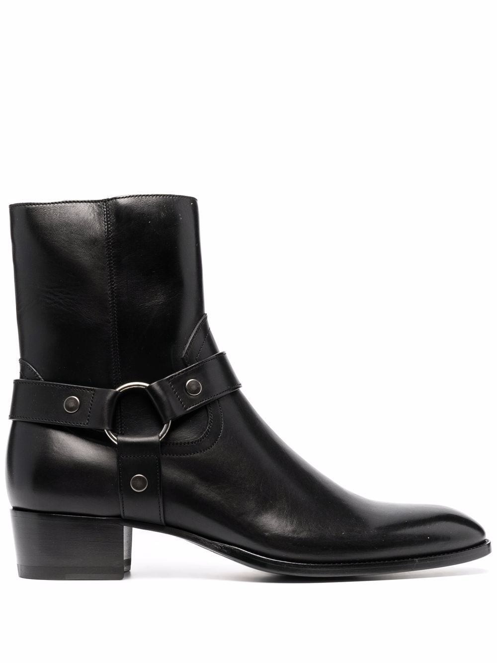 Wyatt 40 harness leather ankle boots