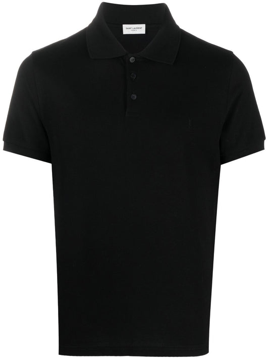 Monogram cotton piqué polo shirt