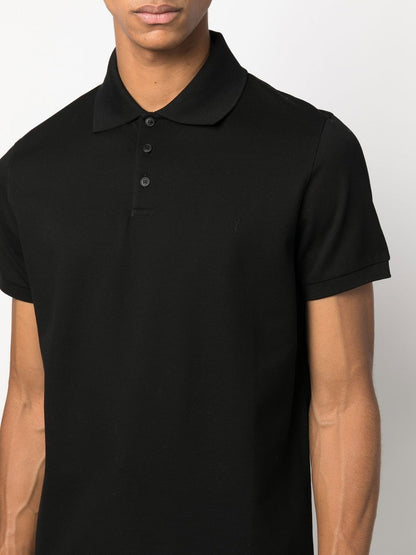 Monogram cotton piqué polo shirt