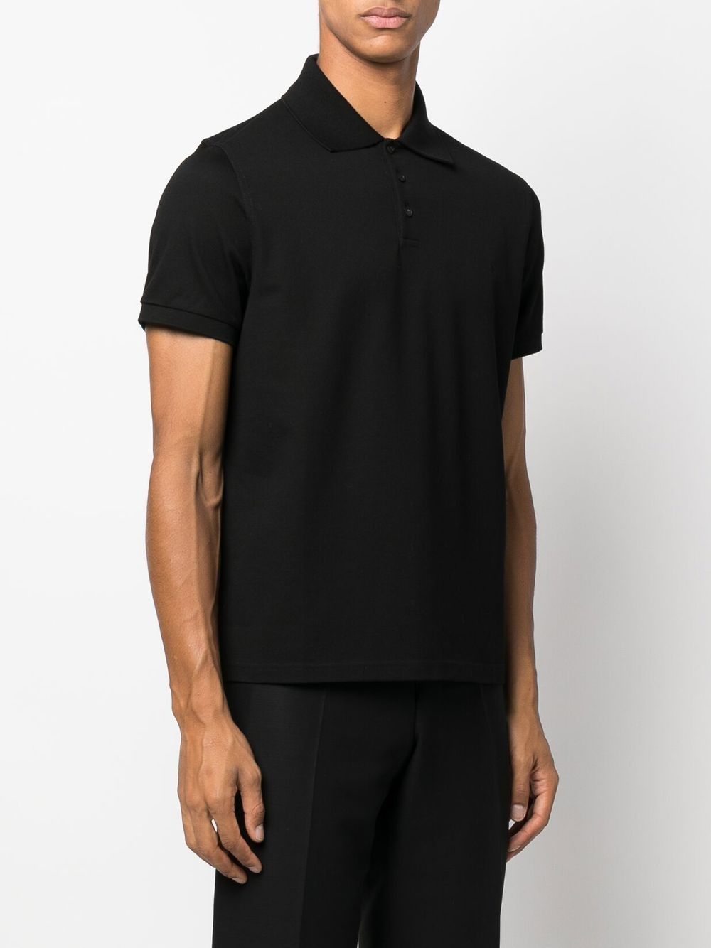 Monogram cotton piqué polo shirt