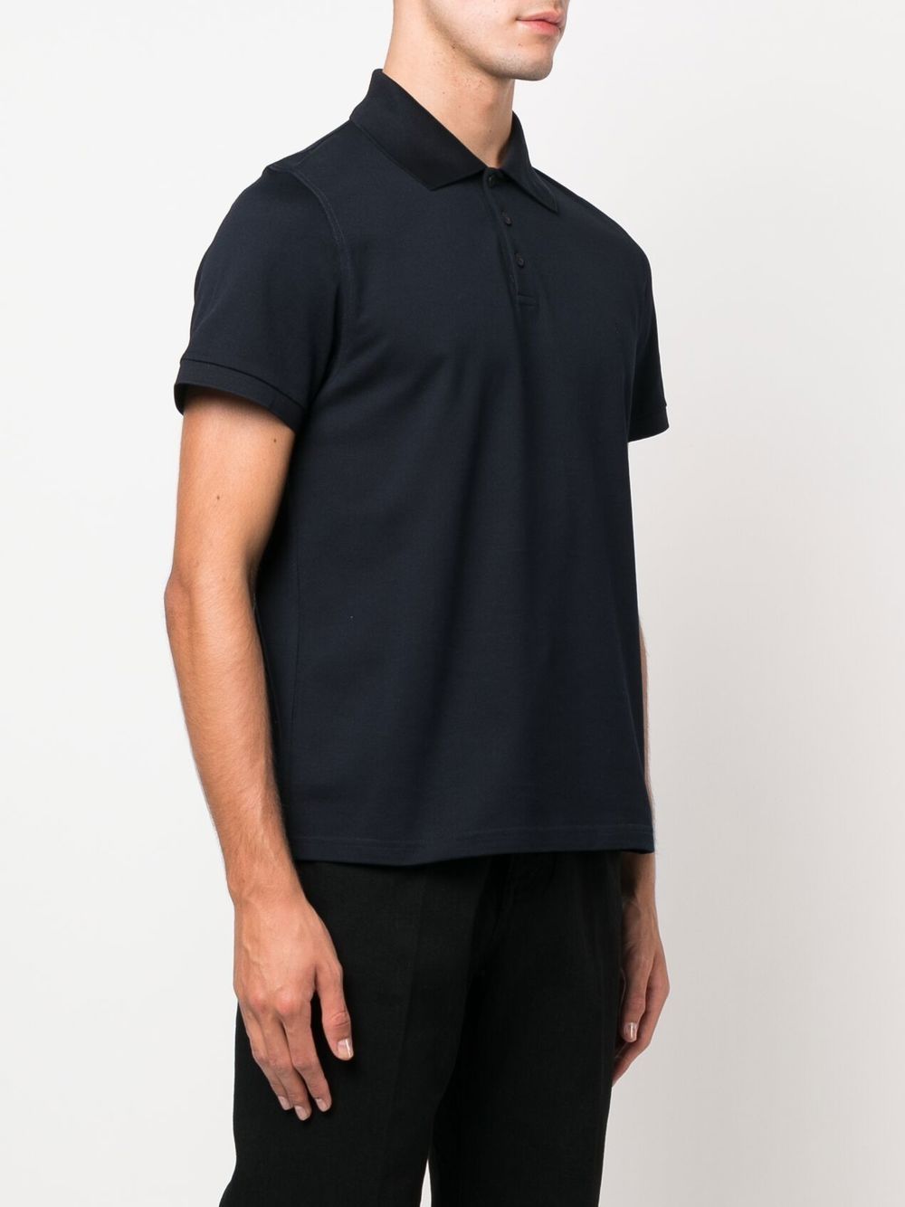 Monogram cotton piqué polo shirt