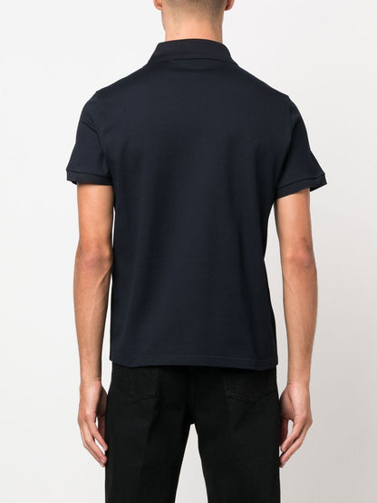 Monogram cotton piqué polo shirt