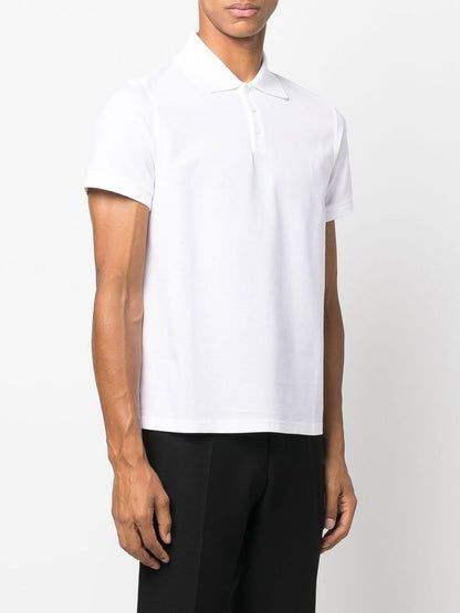 Monogram cotton piqué polo shirt