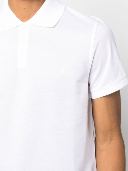 Monogram cotton piqué polo shirt