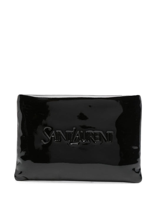 Patent leather pouch