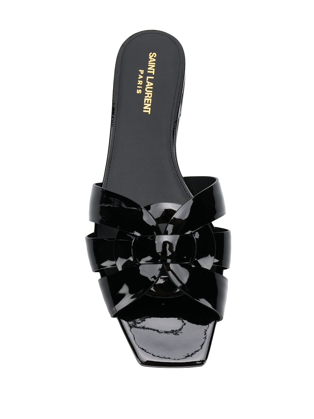 Nu pieds tribute 05 patent leather sandals