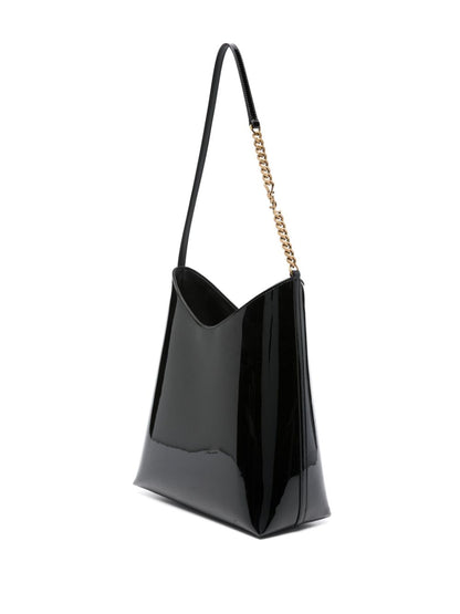 Rendez-vous patent leather hobo bag