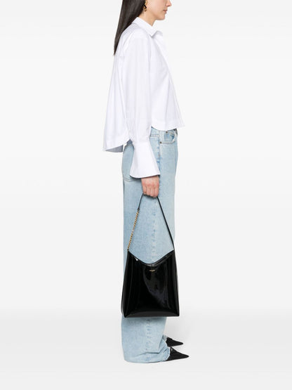 Rendez-vous patent leather hobo bag