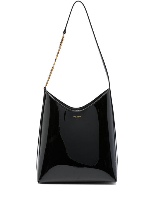 Rendez-vous patent leather hobo bag