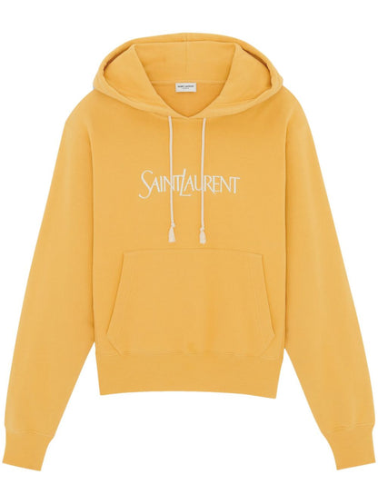 Logo cotton hoodie