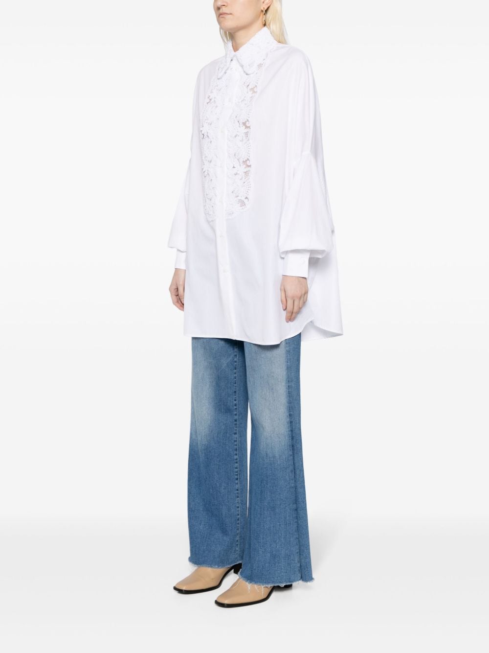 Oversized cotton shirt