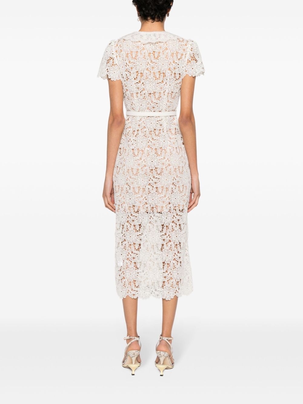 Lace midi dress