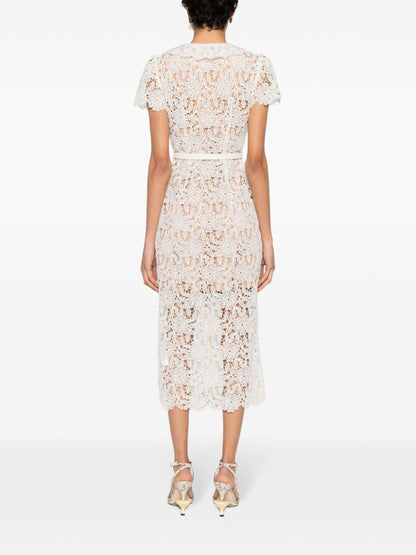 Lace midi dress