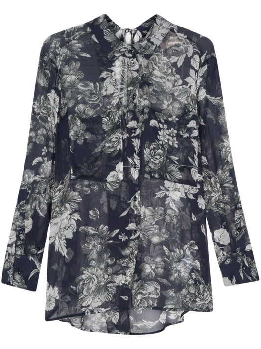 Maddison flower print shirt