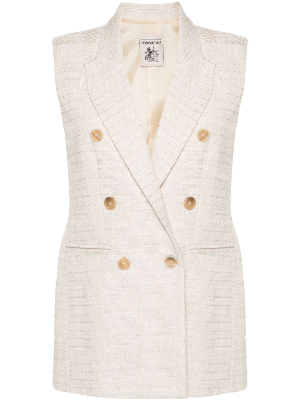 Alex tailored cotton blend vest