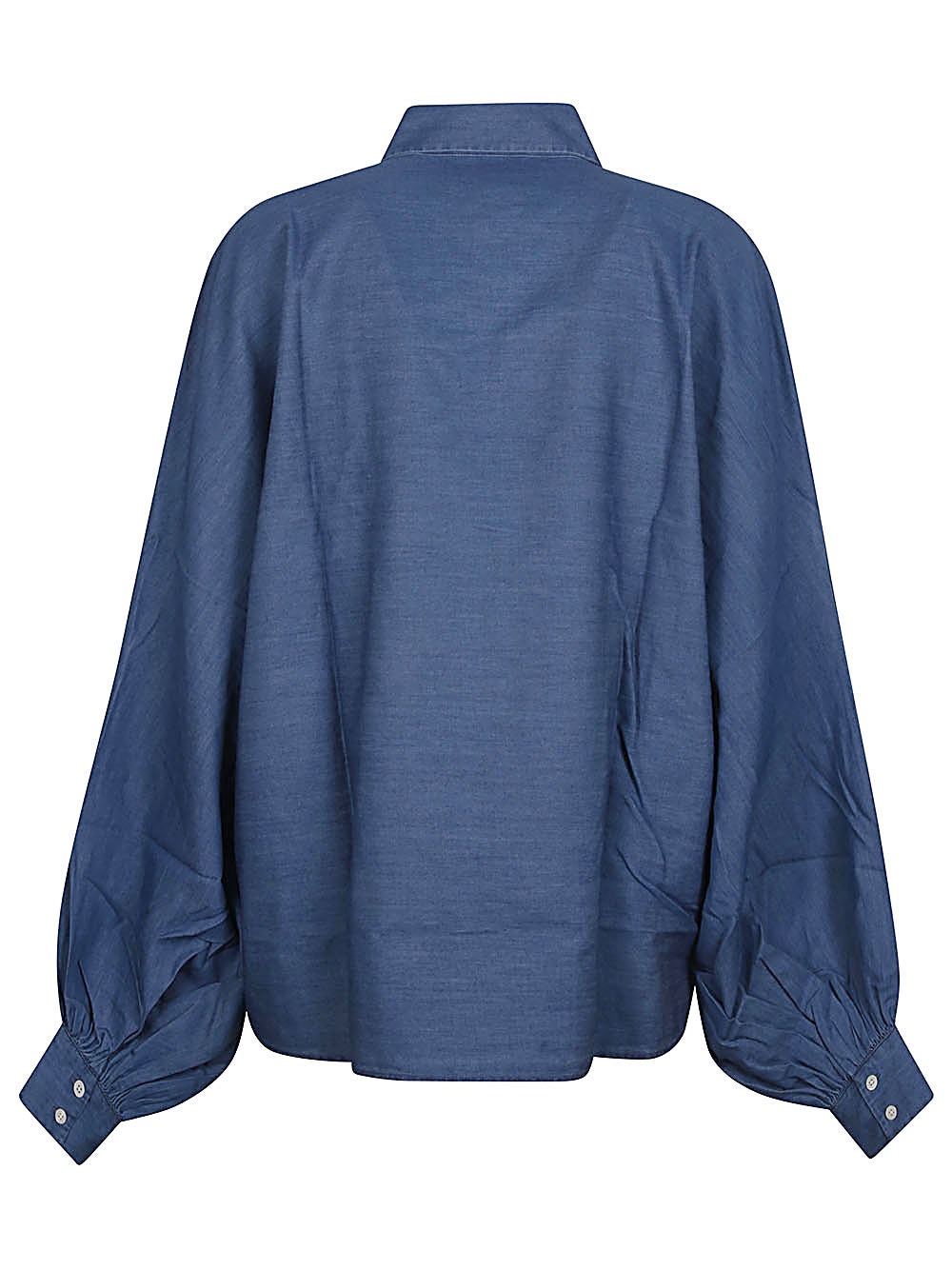 Antonia oversized denim blouse