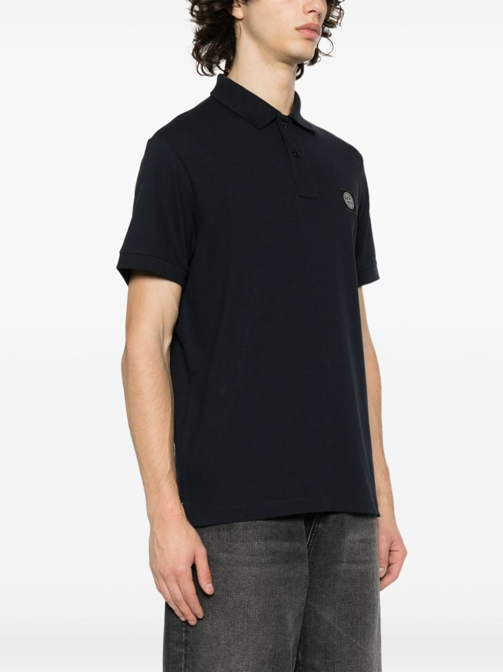 Logo cotton polo shirt