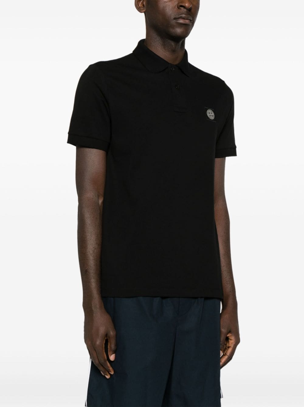 Logo cotton polo shirt