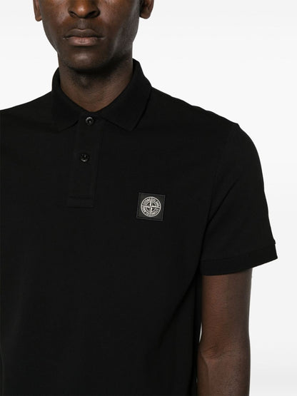 Logo cotton polo shirt