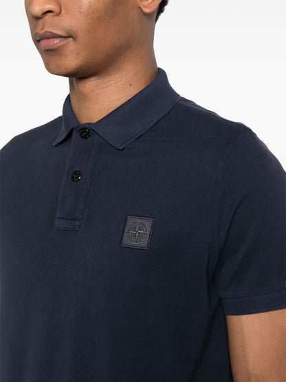 Logo cotton polo shirt