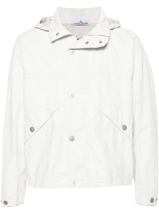 Marina linen blouson jacket