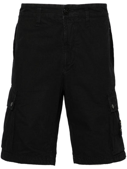 Logo cotton slim shorts