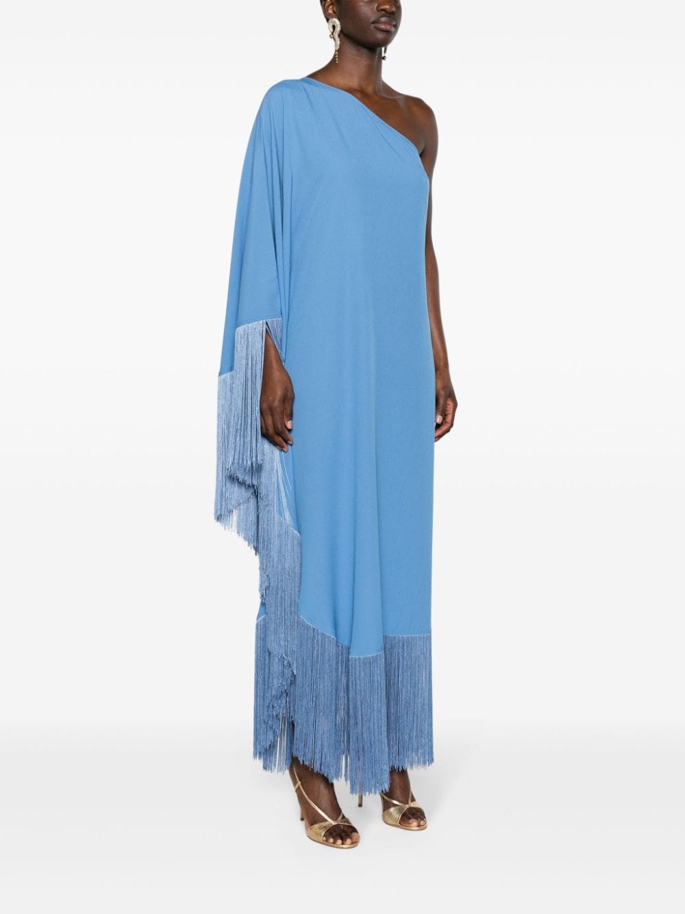 Spritz fringed long dress