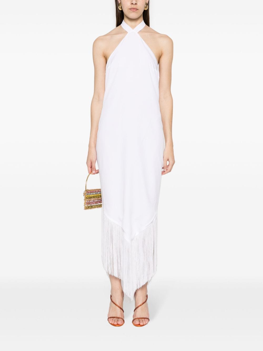 Nina fringed long dress