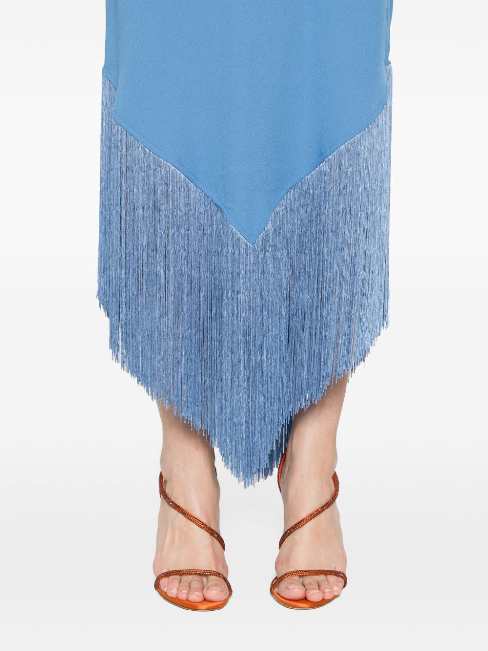 Nina fringed long dress