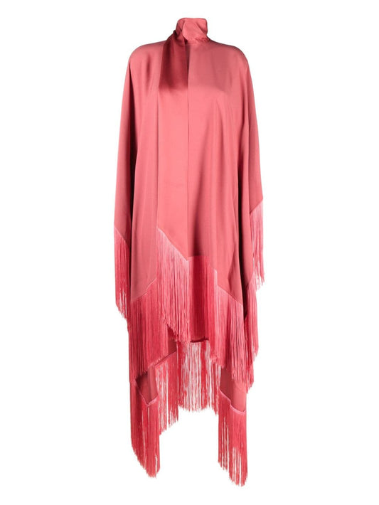 Mrs. ross fringed crêpe kaftan