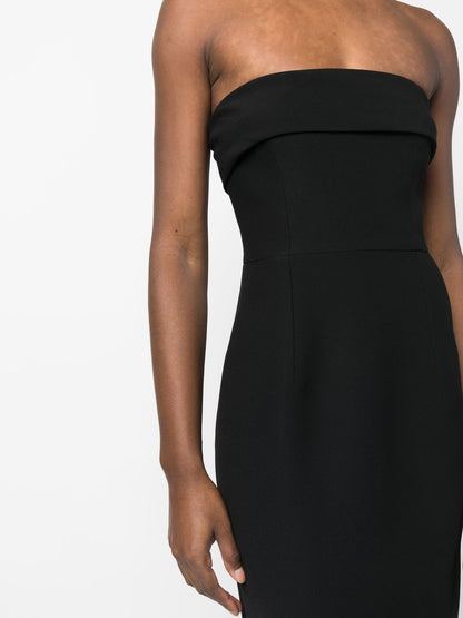 Strapless evening gown long dress