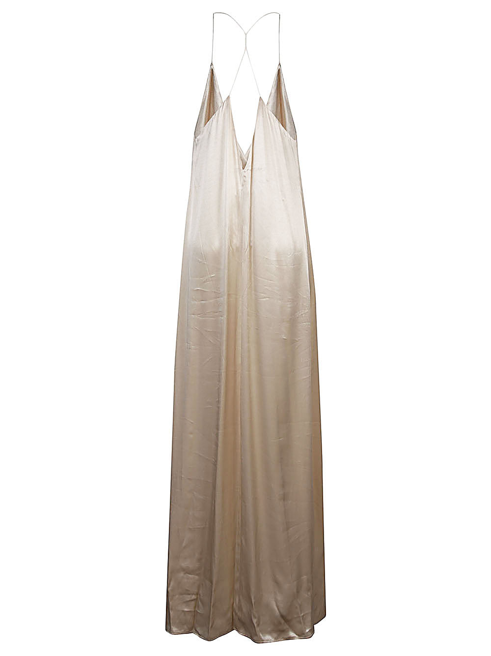 Athena long silk dress